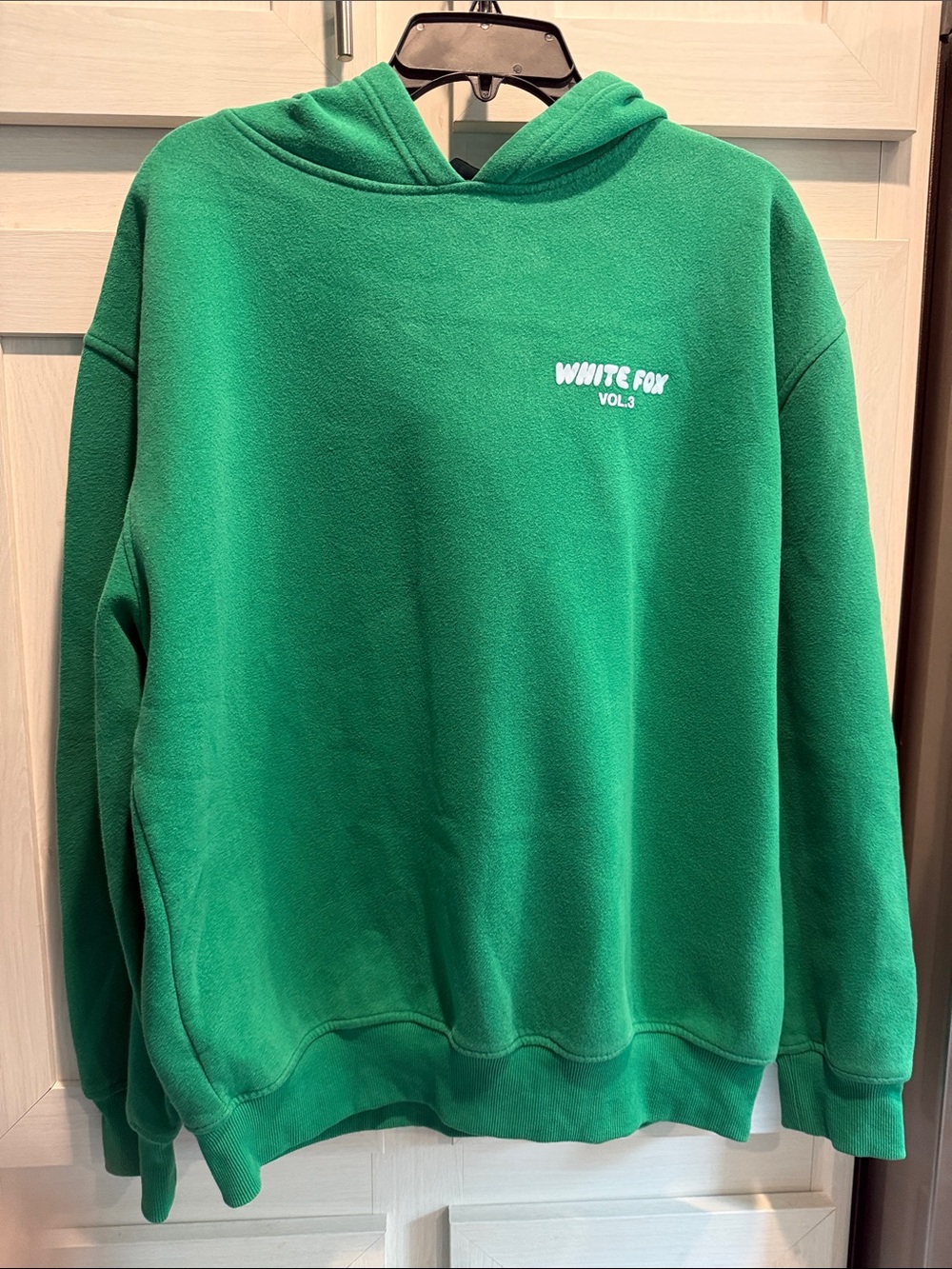 White Fox Boutique Green Crewneck Hoodie - Vol.3 Logo